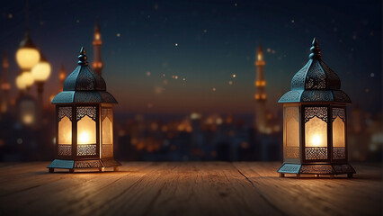 lantern islamic background