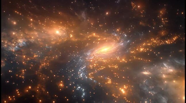 video of a galaxy