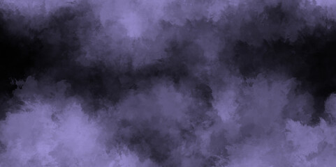 Purple smoke texture on black. Freeze motion of dust splash Abstract background of chaotically mixing puffs of smoke on a dark purple particles explosion on black background graphics pattern lines.
