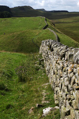 Along the Hadrian's wall between Twice Brewed and Chollerford - Northumberland - England - UK © Collpicto