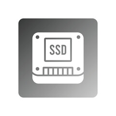 ssd icon vector