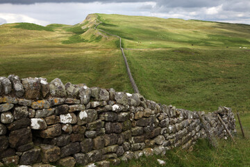 Along the Hadrian's wall between Twice Brewed and Chollerford - Northumberland - England - UK © Collpicto