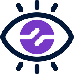 vision icon. vector dual tone icon for your website, mobile, presentation, and logo design.