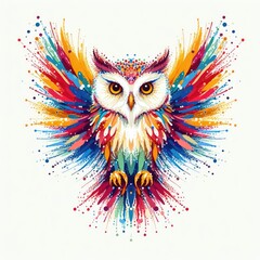 Fototapeta premium Isolated Colorful Bird on a Clear PNG Canvas, Generative AI
