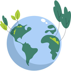 World Earth Day Illustration