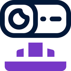 webcam icon. vector dual tone icon for your website, mobile, presentation, and logo design.