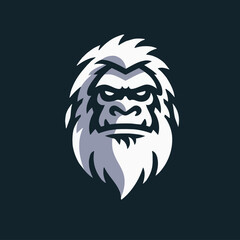 Obraz premium Head of Yeti The Giant Creature of Himalayan Mountain