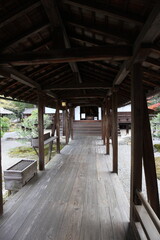 Fototapeta na wymiar Inside of Daigoji Temple Sanbo-in in Kyoto, Japan