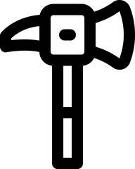 hammer icon. vector line icon for your website, mobile, presentation, and logo design.