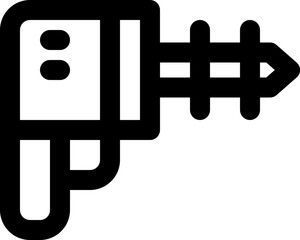 drill icon. vector line icon for your website, mobile, presentation, and logo design.