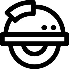 wheel saw icon. vector line icon for your website, mobile, presentation, and logo design.