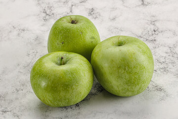 Sweet and juicy green apple