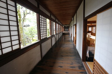 Inside of Daigoji Temple Sanbo-in in Kyoto, Japan