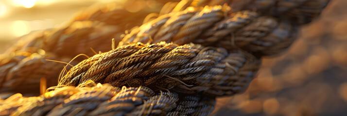 ropes of an old sailing ship Gorch Fock, Sailing Vessel Gorch Fock: Traditional Ropes