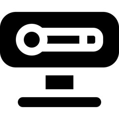 webcam icon. vector glyph icon for your website, mobile, presentation, and logo design.