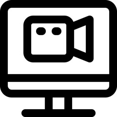 screen icon. vector line icon for your website, mobile, presentation, and logo design.