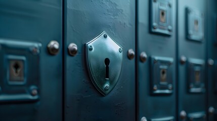 Fototapeta premium Secure Deposit Box Shielded Against Financial Risks and Uncertainties