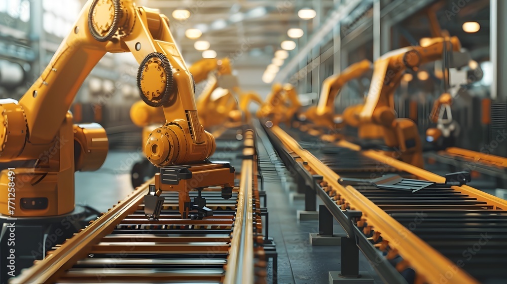 Poster automated assembly of eco-friendly building materials with advanced machinery