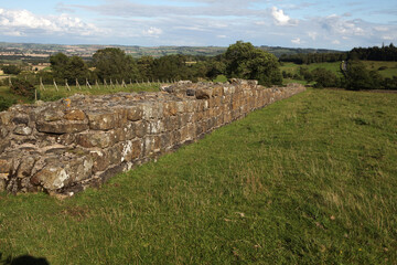 Along the Hadrian's wall between Twice Brewed and Chollerford - Northumberland - England - UK © Collpicto