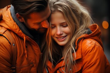 a college graduation ceremony, as a graduate embraces their proud parents with tears of joy in their eyes