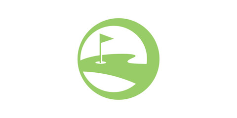 creative logo design for golf courses, sports, golf, circles, logo design templates, symbols, icons, vectors, creative ideas.