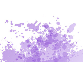 Fototapeta na wymiar Vector Brush Stroke. Abstract Fluid Splash. Sale Banner Brushstroke. Isolated Splash on White Backdrop. Gradient Paintbrush. Violet Purple Watercolor Textured Background.