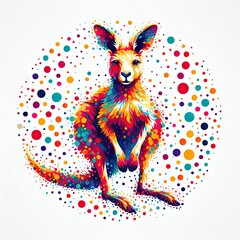 Obraz premium Isolated Colorful Animal on a Clear PNG Canvas, Generative AI