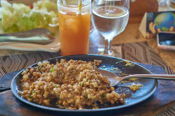 Pork sisig, the Filipino traditional food