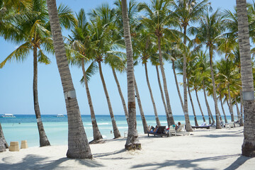 Dumaluan Beach in Bohol, Philippines