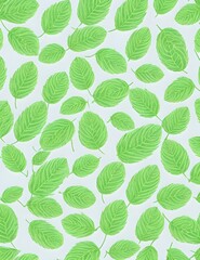 seamless pattern with leaves