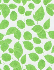 seamless background with leaves