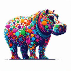 Fototapeta premium Isolated Colorful Animal on a Clear PNG Canvas, Generative AI