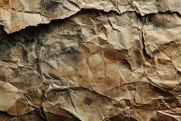 "Close-Up of Grunge Cardboard Paper Texture"