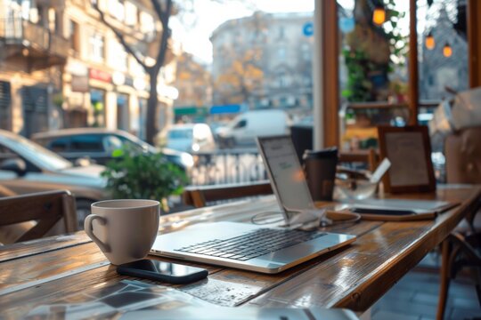 a blogger hosting a virtual meetup, connecting with followers worldwide through a dynamic streaming session