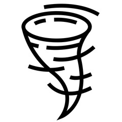 typhoon, hurricane, tornado symbol vector illustration