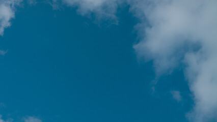Clouds in blue sky as a pattern, texture, background