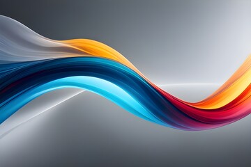 colorful glowing waves abstract background 