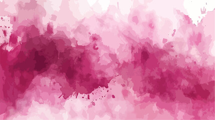 Dark pink watercolor hand-drawn background. Abstract