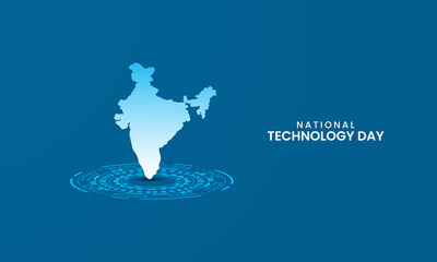 National Technology Day, India Technology Day, Technology design for social media banner, poster, 3D Illustration