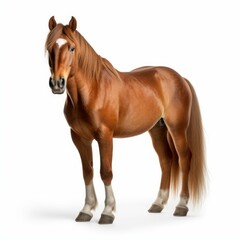 Obraz premium Horse isolated on white background