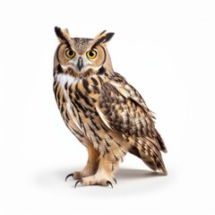 Owl isolated on white background