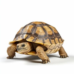 Obraz premium Tortoise isolated on white background