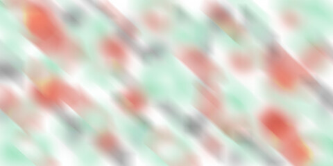 Colorful Wave Pattern with Red and Green Background and Pink Blur