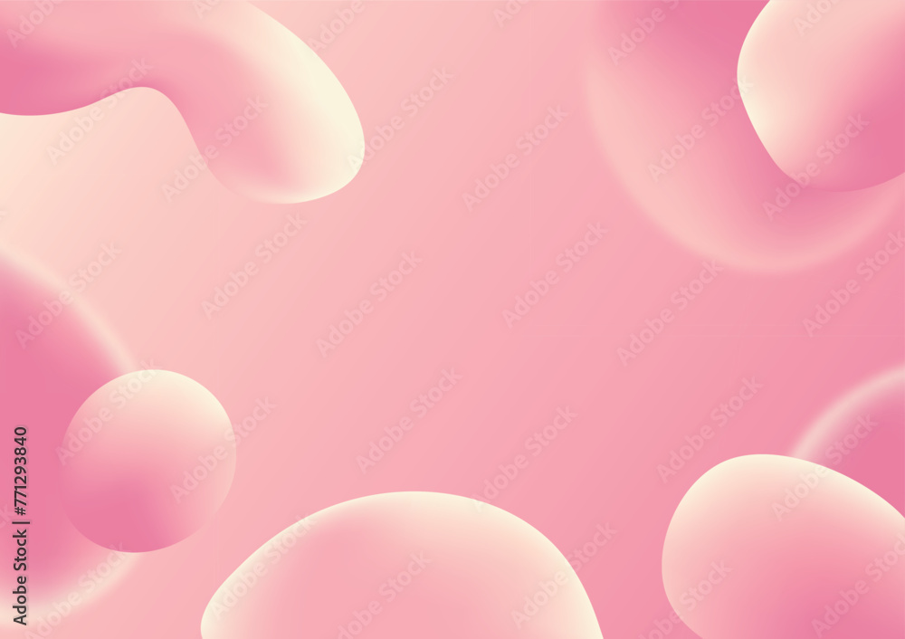 Poster abstract blur shape and liquid fluid shape background with copy space vector illustration