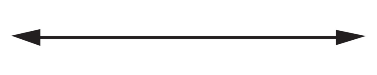 Dual semi circle arrow. Replaceable vector design.