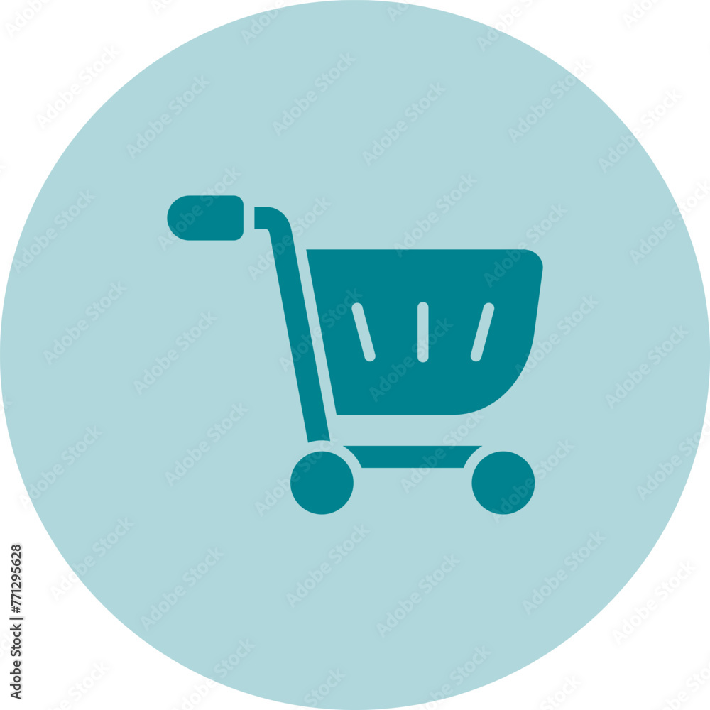 Wall mural Shopping Cart Vector Icon