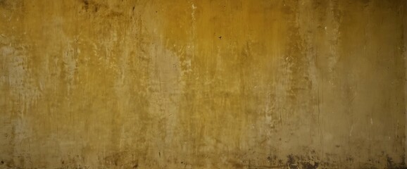Yellow wall texture grunge rough abstract with scratches and small cracks from Generative AI