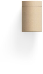 Kraft tube isolated on transparent background , can be used in a variety of industries, such as...