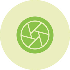 Photography Lens Vector Icon