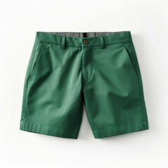 Green Shorts isolated on white background